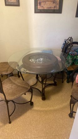 Table with chairs 