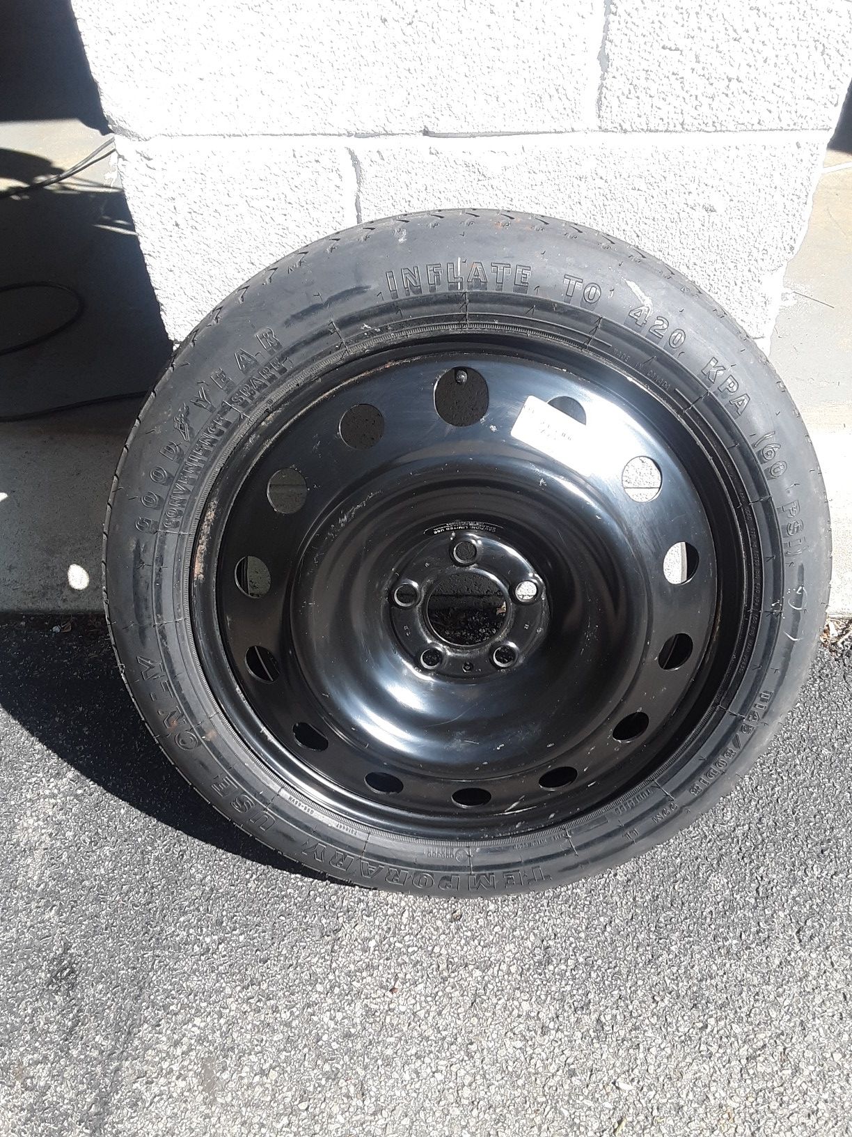 Chrysler /Dodge spare tire AWD