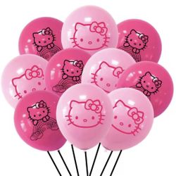 6pk Hello Kitty Balloons!