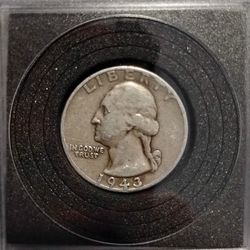 1943 Silver Quarter 