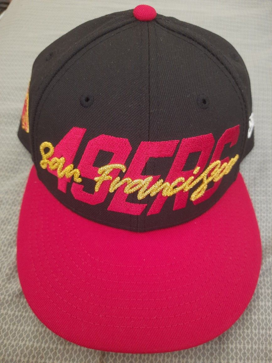 San Francisco 49ers New Era Fitted Hat Size 7 7/8