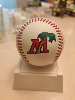 Marlins Autograph Baseball