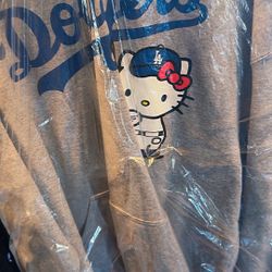 XL Dodgers Hello Kitty Sweater 