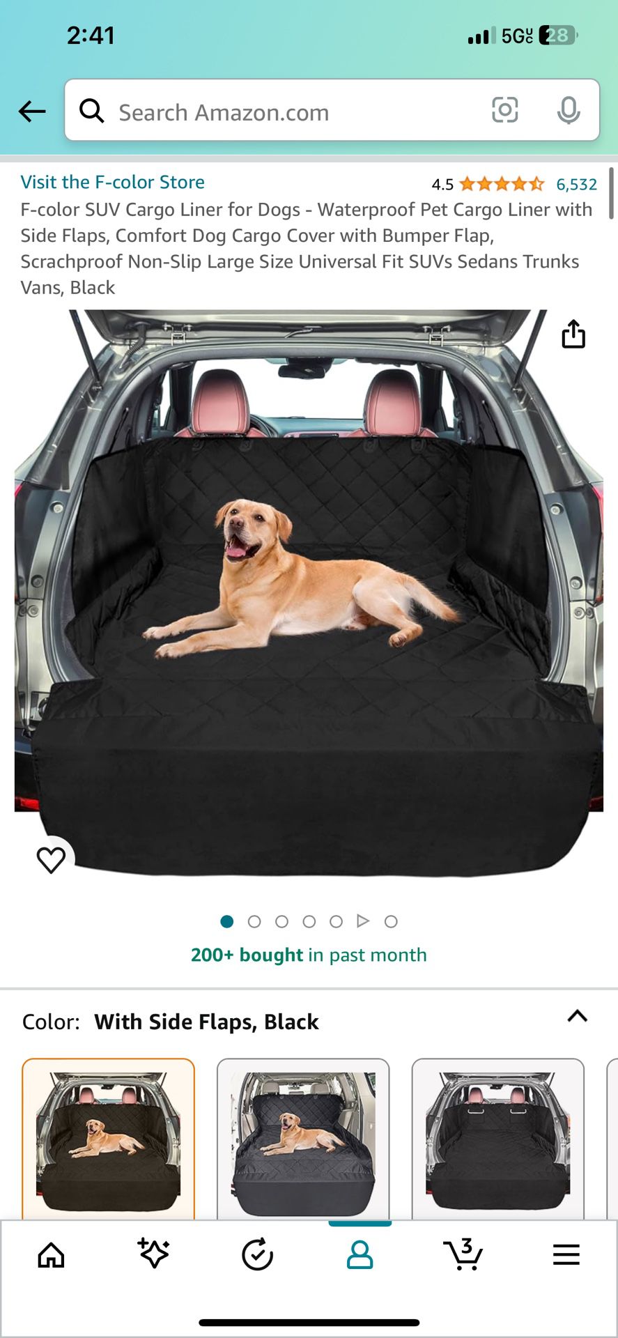 Brand New Never Used SUV Cargo Liner For Dogs