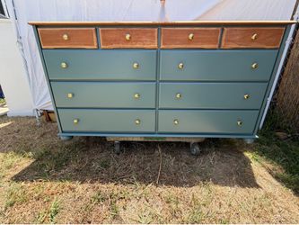 Gorgeous boho/coastal dresser  real wood !!✨✨