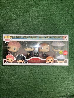 JUJUTSU KAISEN 4 PACK GITD FUNKO POP