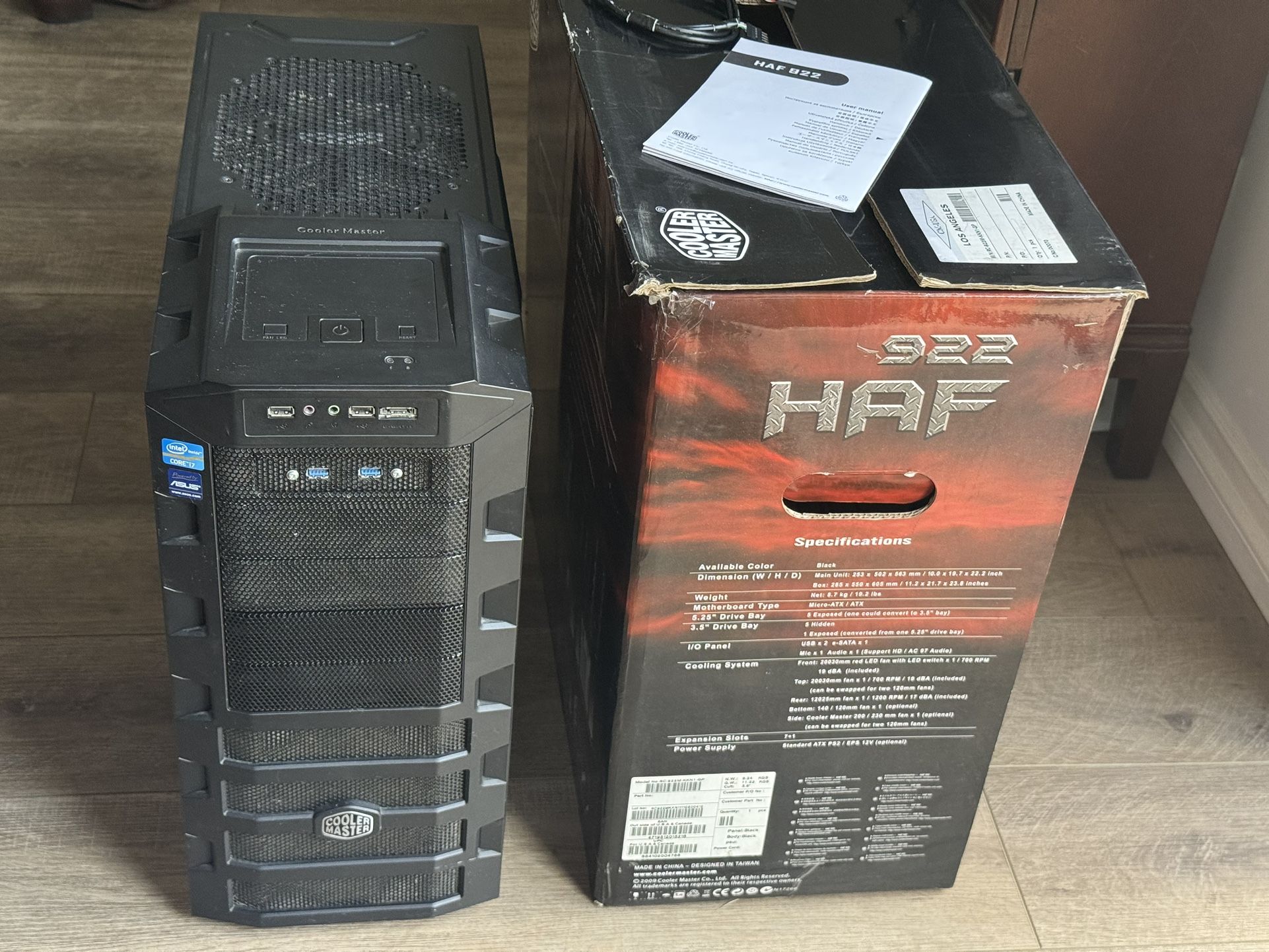 Cooler Master HAF 922 – Airflow Monster PC Case