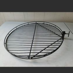 21" Portable Swing Away Wood Fire Cooking Grill Grate Campfire Pit Camp