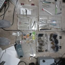 Fishing Tackle 2 Bags Full Of New Tackle