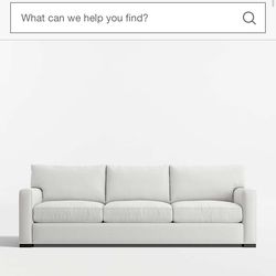 CB2 Axis 105” Grande Sofa – Icon White – Brand New – $7,000 Paid