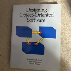 Vintage Computer Book: Designing Object-Oriented Software