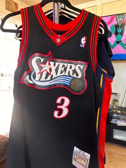 Allen Iverson #3 Sixers Mitchell & Ness Hardwood Classics Jersey S
