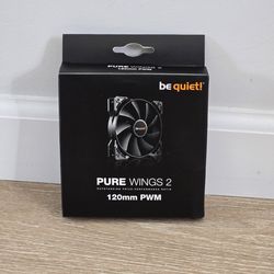 be quiet! Pure Wings 2 120mm PWM Silent Cooling Fan – Excellent Condition