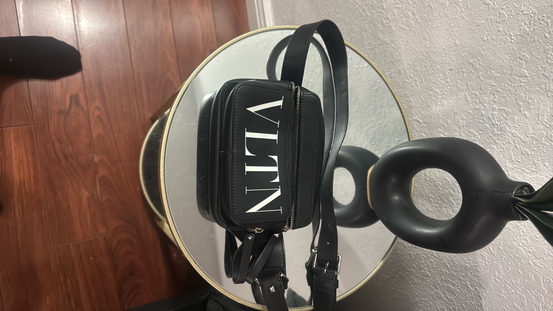 Small VLTN Leather Crossbody Bag by Valentino Garavani