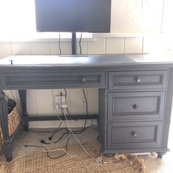 Blue Gray Desk