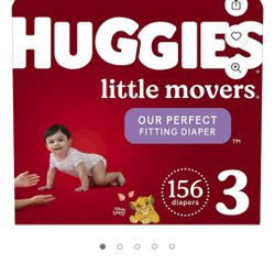 Huggies. Size 3. 156 Diapers