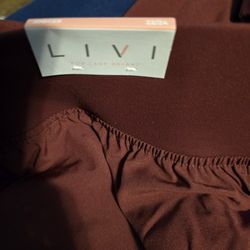 Livi By Lane Bryant maroon joggers