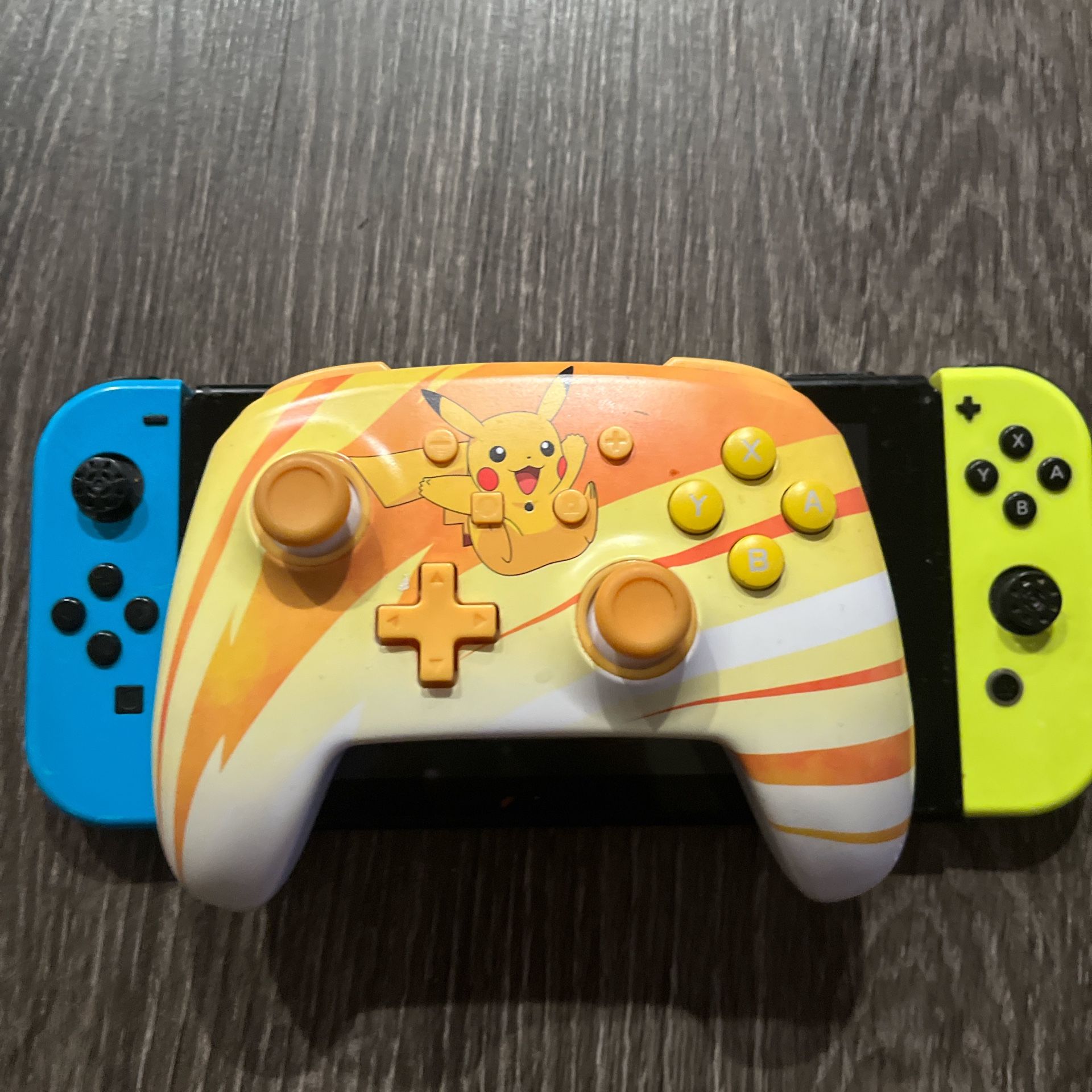 Nintendo Switch + Pikachu Controller Added All For 70$!!