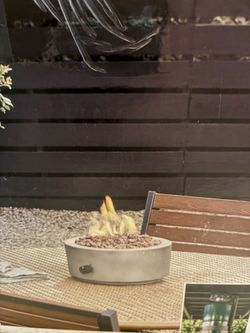 Outdoor gas tabletop fire pit , new