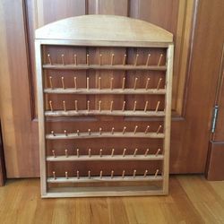 Sewing Machine Vintage 1994 Wooden Dowel 60 Thread Rack