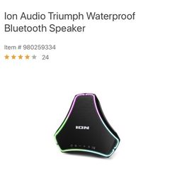 Ion waterproof Bluetooth speakers