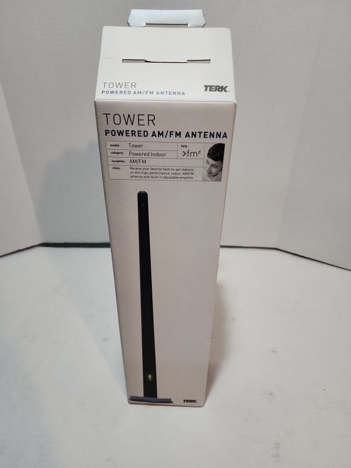 TERK Amplified AM/FM Stereo Indoor Antenna TOWER