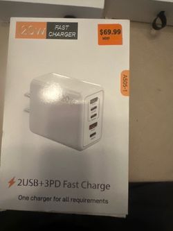 2 usb + 3 pd charge