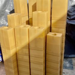 Large Lot of New 9” Hard Plastic Flic Luminaries w/ Lights