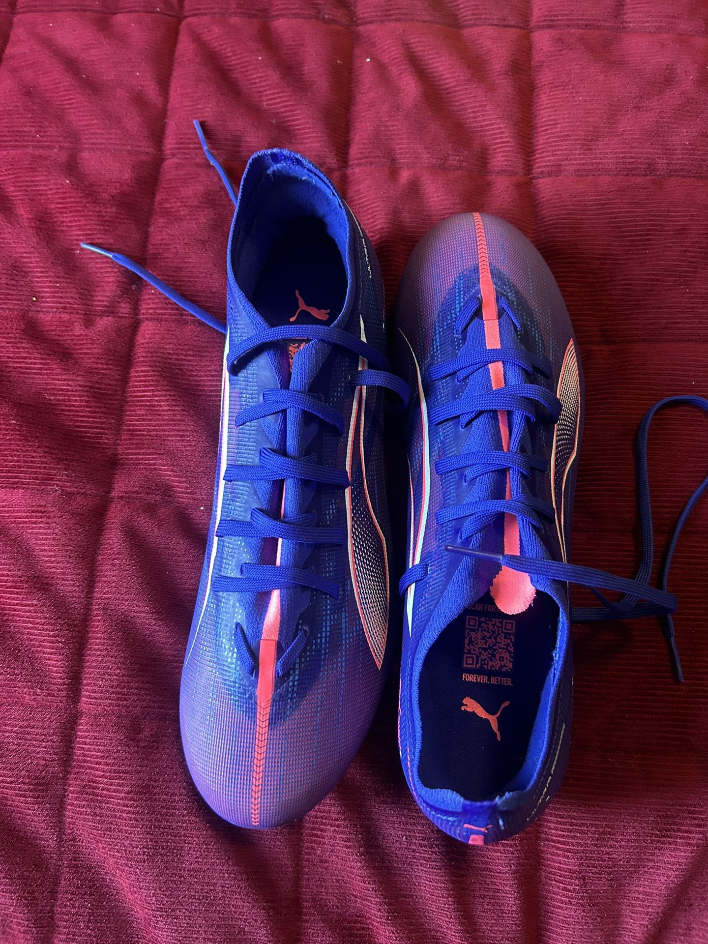PUMA ULTRA 5 Ultimate FG Size 9,, Speed boot Purple