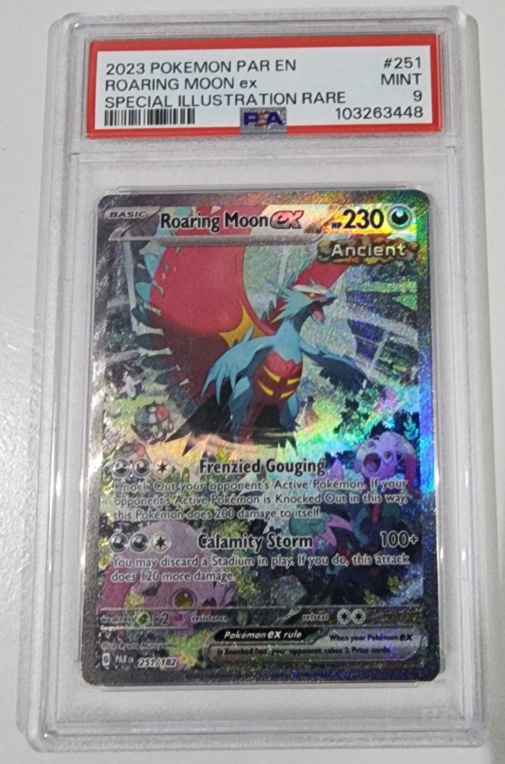 Roaring Moon Ex Illustration Rare PSA 9