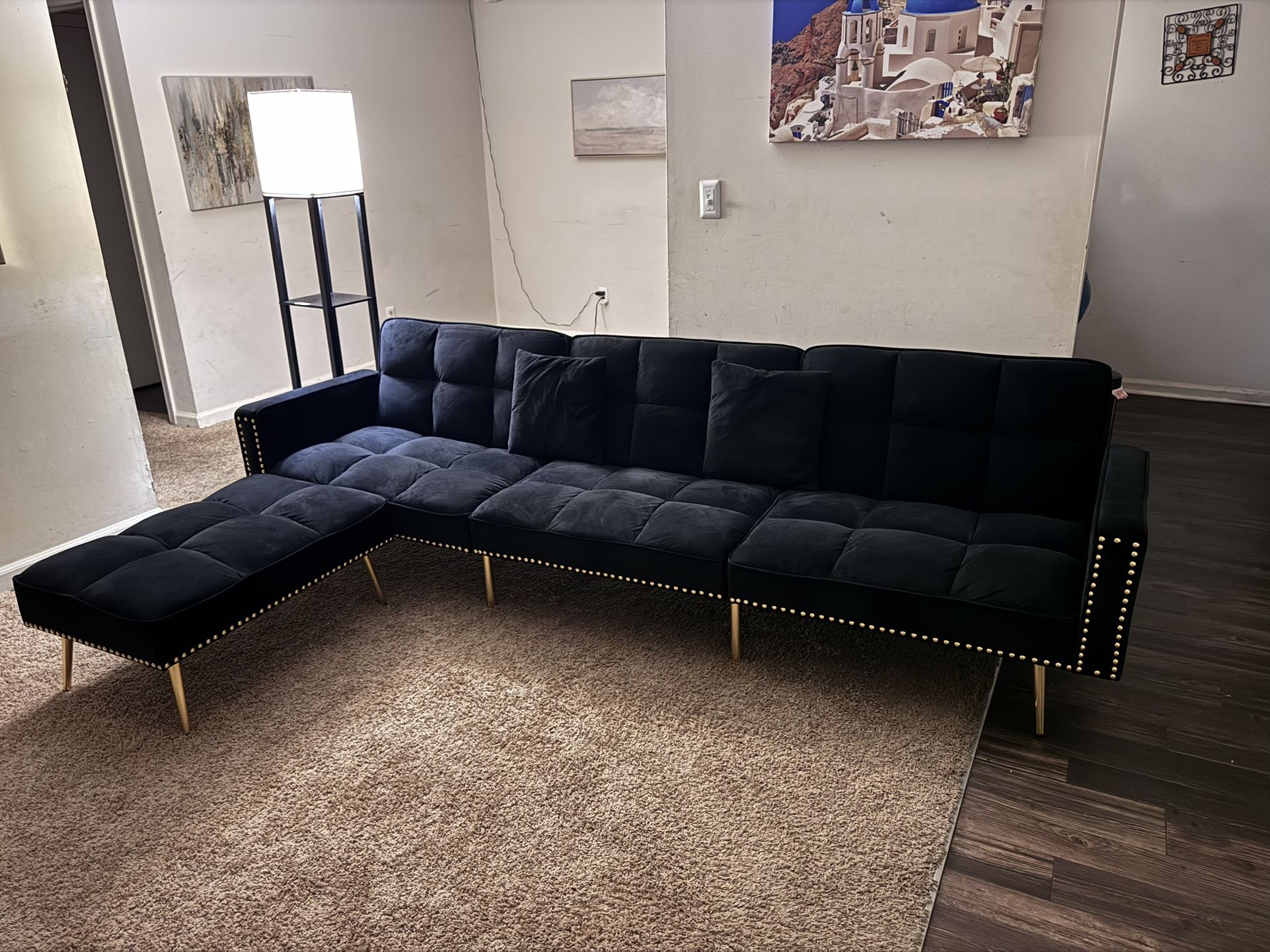Black And Gold Couch