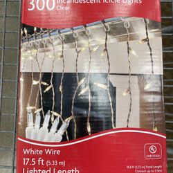 Icicle Lights (outdoors) 