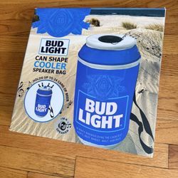 Bud Light 24 Can Cooler Bag with Bluetooth Speakers