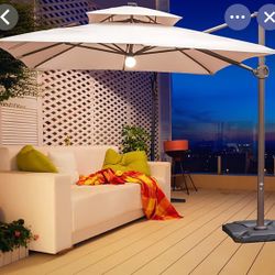 ABBA 9 X 12 Patio Umbrella Frame And Weights.