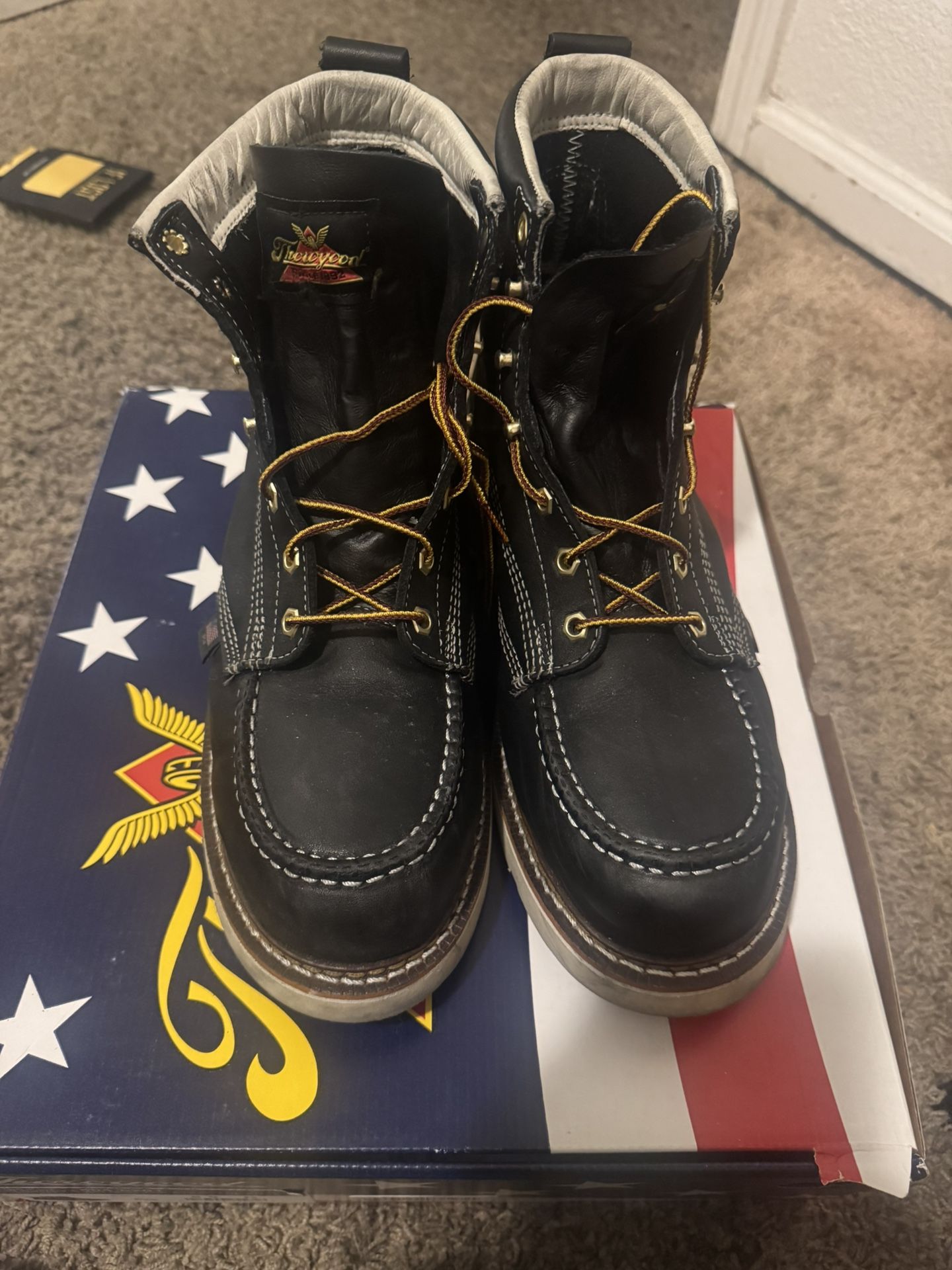 Black Steel Toe Thorogoods 8.5S