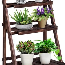 Giantex 3 Tier Wooden Plant Stand