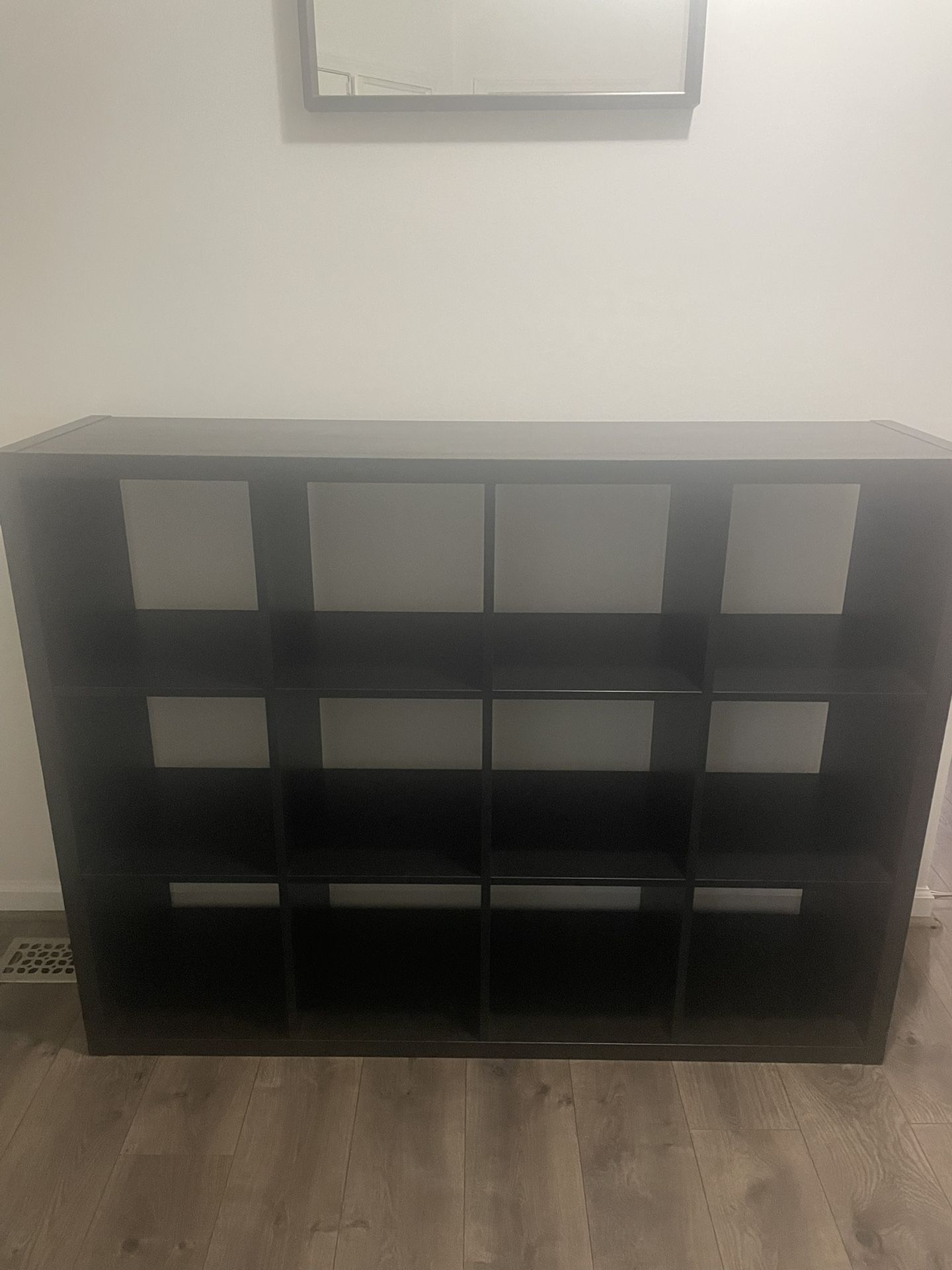 IKEA Black 9 Cubby Shelf