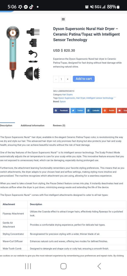 Dyson BLOWDRYER BŔANDNEW IN BOX