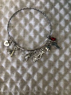 Baseball mom bracelet