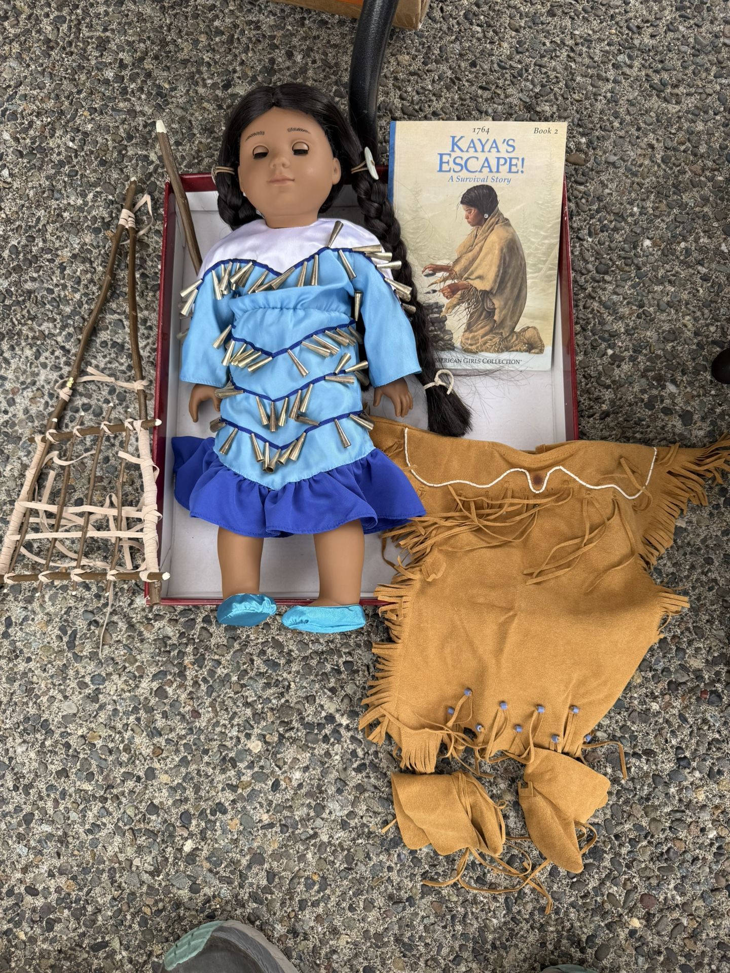 Original Kaya American Girl Doll And Animals