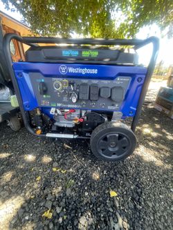 12,500 Westinghouse dual fuel Generator