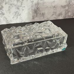  Tiffany & Co - Rectangular Crystal Trinket / Jewelry Box  