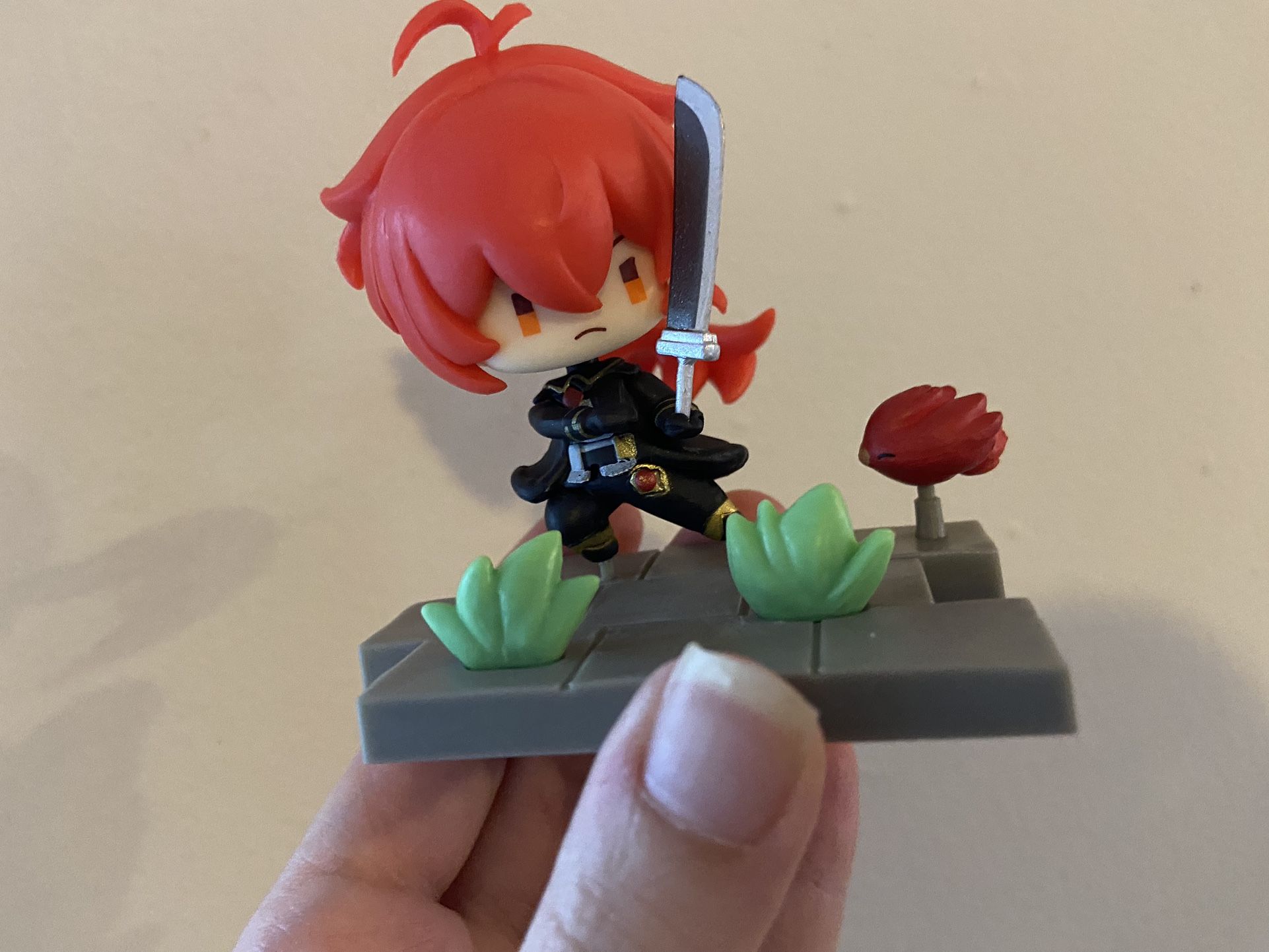 Genshin Impact Figure Klee Diluc Venti Fischi Kaeya Battlefield Heroes Theme Series Action Figure Collectible Doll Model Toys Please check my sellin