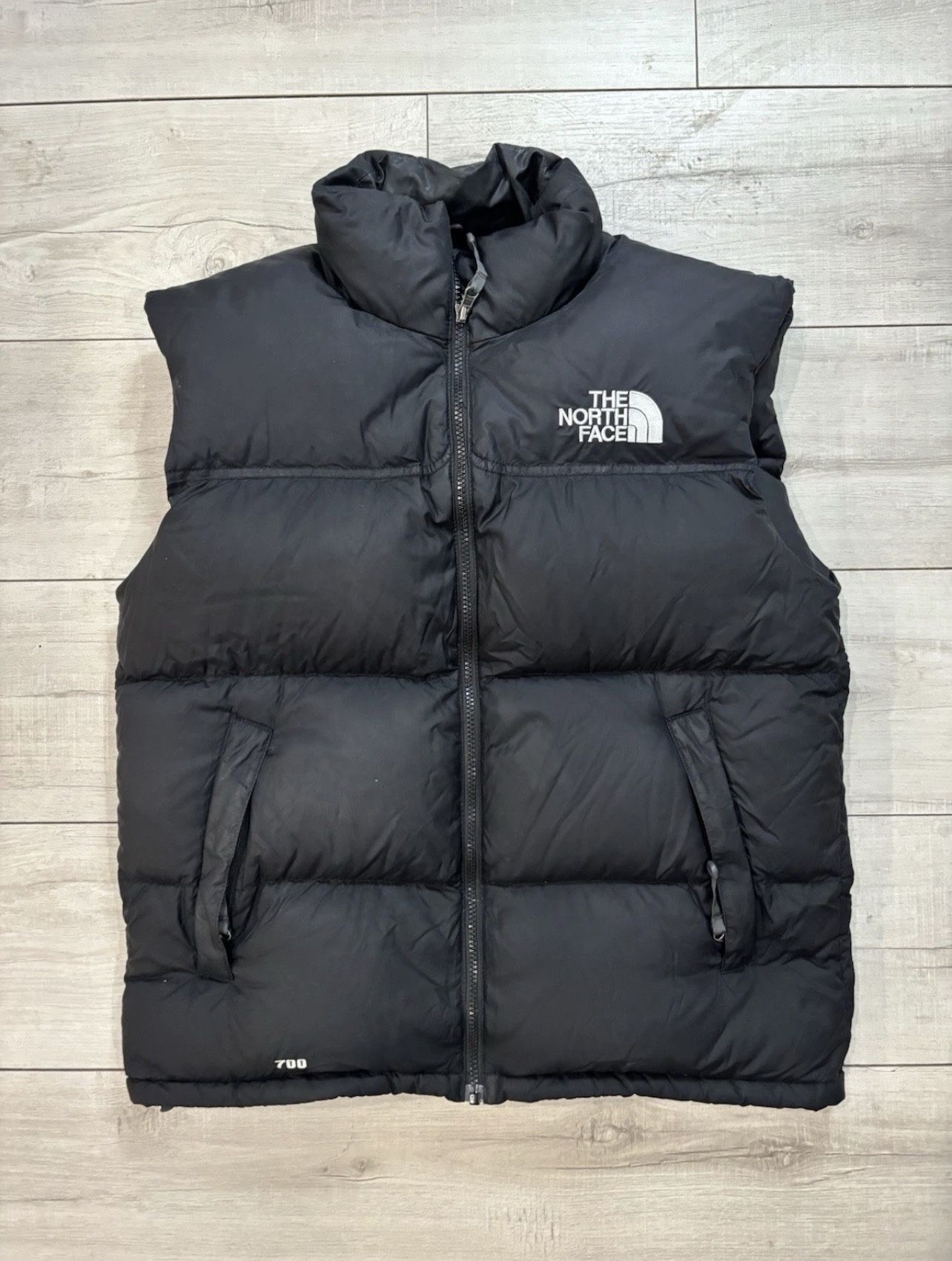 THE NORTH FACE Vest Mens Size M 700 Nuptse Goose Down Insulated Puffer Jacket