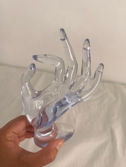 Clear Acrylic Hand Jewelry Display Stand
