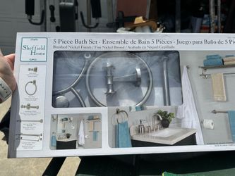 New Sheffield Home 5-Piece Bathroom Hardware Set