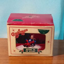 A Christmas Story " Ralphie To The Rescue" Figurine