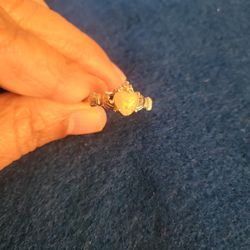 Ring Size 8.5 Heart
