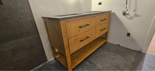 Double bathroom vanity  54”