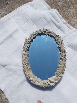 Shell and Coral Mirror